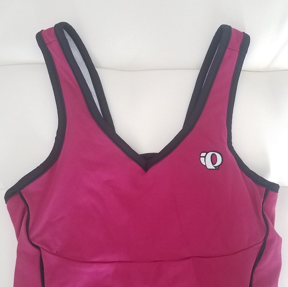 Pearl iZumi cycling bra tank top - medium - maroon - Picture 2 of 5